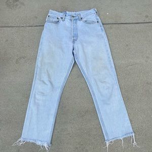 Rare Vintage Levi’s 501 light wash jeans